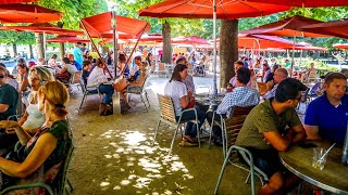 Walking Past The Parisian Cafe Scene Paris [upl. by Ahsinev]