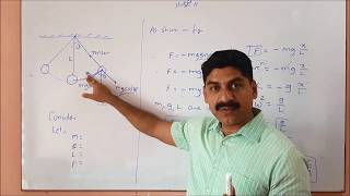 Simple Pendulum  Oscillation  Sahyadri Tutorials [upl. by Amolap]