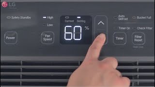 LG Dehumidifier  General Usage [upl. by Sadye421]