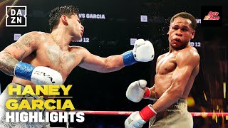 THREE KNOCKDOWNS  Devin Haney vs Ryan Garcia Fight Highlights [upl. by Kipp]