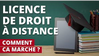 Tout savoir sur la LICENCE DE DROIT A DISTANCE inscription diplôme format des cours [upl. by Eillime]