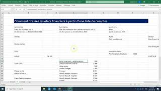 Excel États financiers [upl. by Nnyrb]