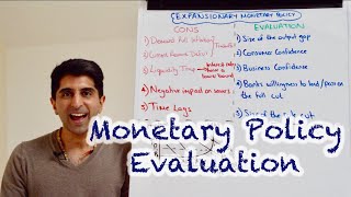 Y1 36 Monetary Policy  Problems and Evaluation [upl. by Gass]