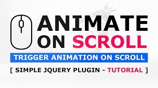 Animate On Scroll  Trigger CSS Animations On Scroll [upl. by Schlosser]