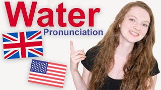 How to Pronounce quotWaterquot in British English and American English [upl. by Resarf]