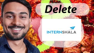 How to Delete Account from Internshala  idk [upl. by Airogerg]