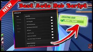 Jailbreak AutoFarm Script OP  Anti AFK OP AutoFarm Teleport Auto Rob Anything And More [upl. by Amada754]