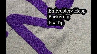 Embroidery Puckering Fix Part 1  Singer Futura XL 550 [upl. by Koralle]