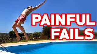 The Most Painful Fails of August 2019  Funny Fail Compilation [upl. by Lenahc]