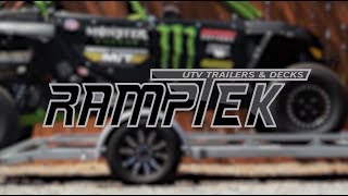 PRODUCT REVIEW Ramptek UTV Trailers amp Decks [upl. by Rehpetsirhc478]