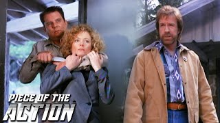 Walker Saves Alex In Cabin Showdown  Walker Texas Ranger [upl. by Llimaj]