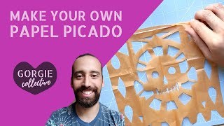 How to Make Papel Picado  Easy Craft Tutorial [upl. by Nwavahs637]