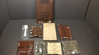 1987 Vintage MRE Ground Beef Review  54 Year C Ration Peanut Butter Eating Oldest Military Food [upl. by Bosch137]