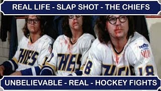 Real Life quotSlap Shotquot  Unbelievable Ice Hockey Fights Documentary [upl. by Sharl]