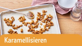 Zucker karamellisieren 👨🏼‍🍳– so wird’s gemacht  REWE Deine Küche [upl. by Kling298]