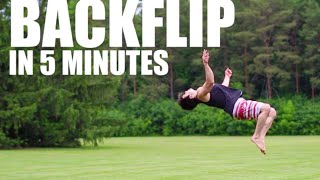 Learn How to Backflip in 5 Minutes  ASAP [upl. by Ardnaik684]