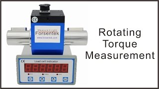 Torque meter measuring torque of rotating shaft [upl. by Merta]