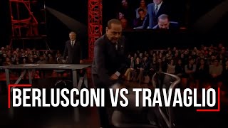 Berlusconi pulisce la sedia di Travaglio [upl. by Rodi]