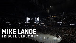 Mike Lange Tribute Ceremony  Pittsburgh Penguins [upl. by Emrich]