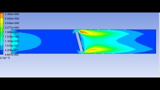 Flow through Butterfly Valve throttle [upl. by Eehc]