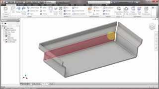 Inventor Sheet Metal Countour Flanges [upl. by Hayley]