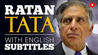 ENGLISH SPEECH  RATAN TATA Indias Car Industry English Subtitles [upl. by Etra]