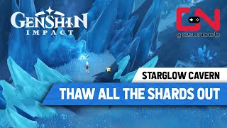 Thaw All The Shards Out Genshin Impact Sarglow Cavern In the Mountains Quest [upl. by Ezzo854]