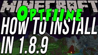 How To Download amp Install Optifine In Minecraft 189 [upl. by Stephenie886]