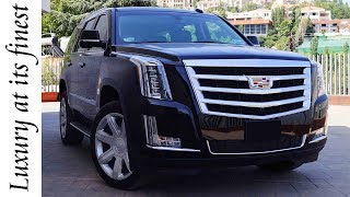 Review 2017 Cadillac Escalade  Full Interior amp Exterior Details [upl. by Naharba]