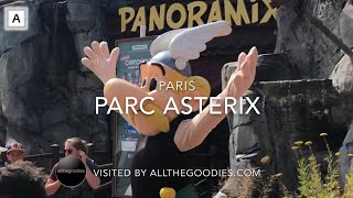 Parc Asterix  Full overview Paris  Virtual travel by allthegoodiescom [upl. by Gabriella422]