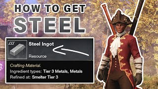 How to get STEEL Ingots ► New World [upl. by Arun]