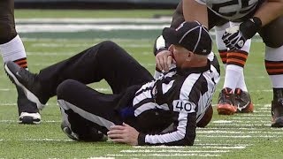 NFL Referees Getting Injured [upl. by Mikihisa]