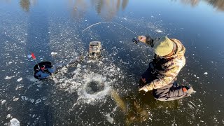 First Ice Fishing Minnesota 2023 [upl. by Barbuto350]