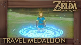 Zelda Breath of the Wild  Travel Medallion Location [upl. by Laerol974]