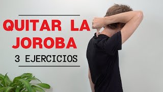 Como Quitar la Joroba 3 ejercicios fáciles  Guía Imprimible📕 [upl. by Whit]