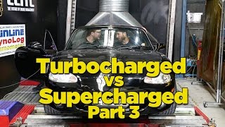 Turbocharged Vs Supercharged  Part 3 Dyno Battle [upl. by Beker]