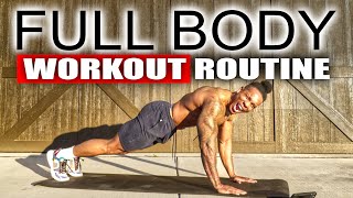 40 MINUTE FULL BODY WORKOUTNO EQUIPMENT [upl. by Sualkin68]