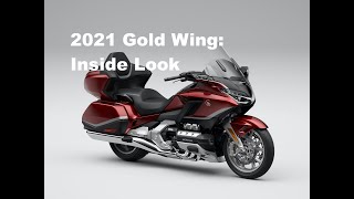 2021 Gold Wing Inside Look [upl. by Melly]