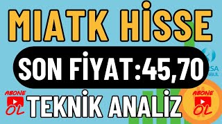 MIATK HİSSE TEKNİK ANALİZ [upl. by Jannelle]