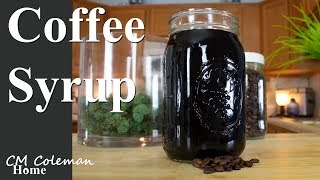 DIY Coffee Syrup [upl. by Laup125]