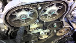 Jeep Liberty Diesel Timing Belt Replacement Part 3  Engine cover and ReTiming Engine [upl. by Theodoric]