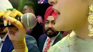 Baani Sandhu Singing At Neha Kakkar Marriage share this video [upl. by Pangaro]