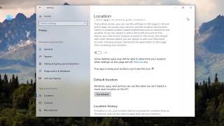 How to Set Change or Clear Default Location for Windows 10 PC [upl. by Llebiram]