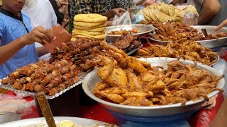 Chawkbazar  Iftar Market in Old Dhaka  Bangladeshi Street Food streetfood [upl. by Lonni]