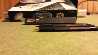 Rotring 800 Mechanical Pencil Review [upl. by Denten]