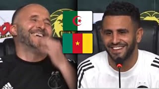 CONFÉRENCE DE PRESSE DJAMEL BELMADI amp RIYAD MAHREZ  CAMEROUN ALGÉRIE QUALIF CDM [upl. by Fiden]