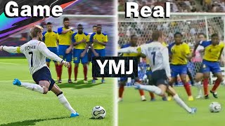 David Beckham’s best goals recreated  YMJ [upl. by Olram85]