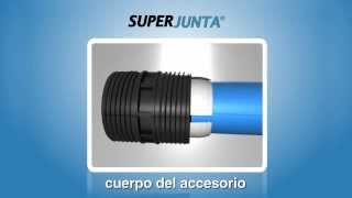 SUPERJUNTA accesorios de compresión para tubería HDPE [upl. by Adlemi]