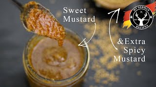 Sweet Mustard amp Extra Spicy Mustard Oktoberfest ✪ MyGermanRecipes [upl. by Annayoj823]