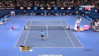 Gonzalez vs Roddick super shots HD [upl. by Sacken]